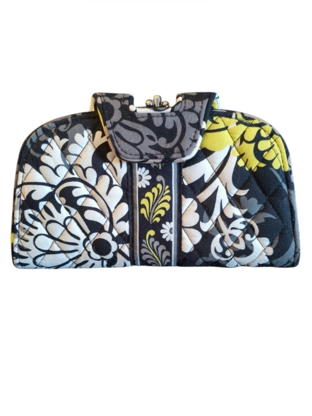 Vera Bradley Quilted Filigree Kiss-Lock Wallet